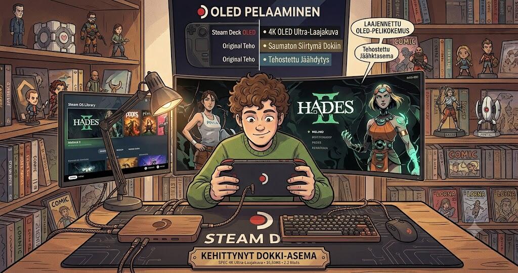 Steam Deck -Kaikki Steam Deck OLED -mallista