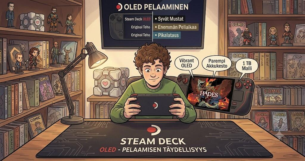 Steam Deck -Kaikki Steam Deck OLED -mallista